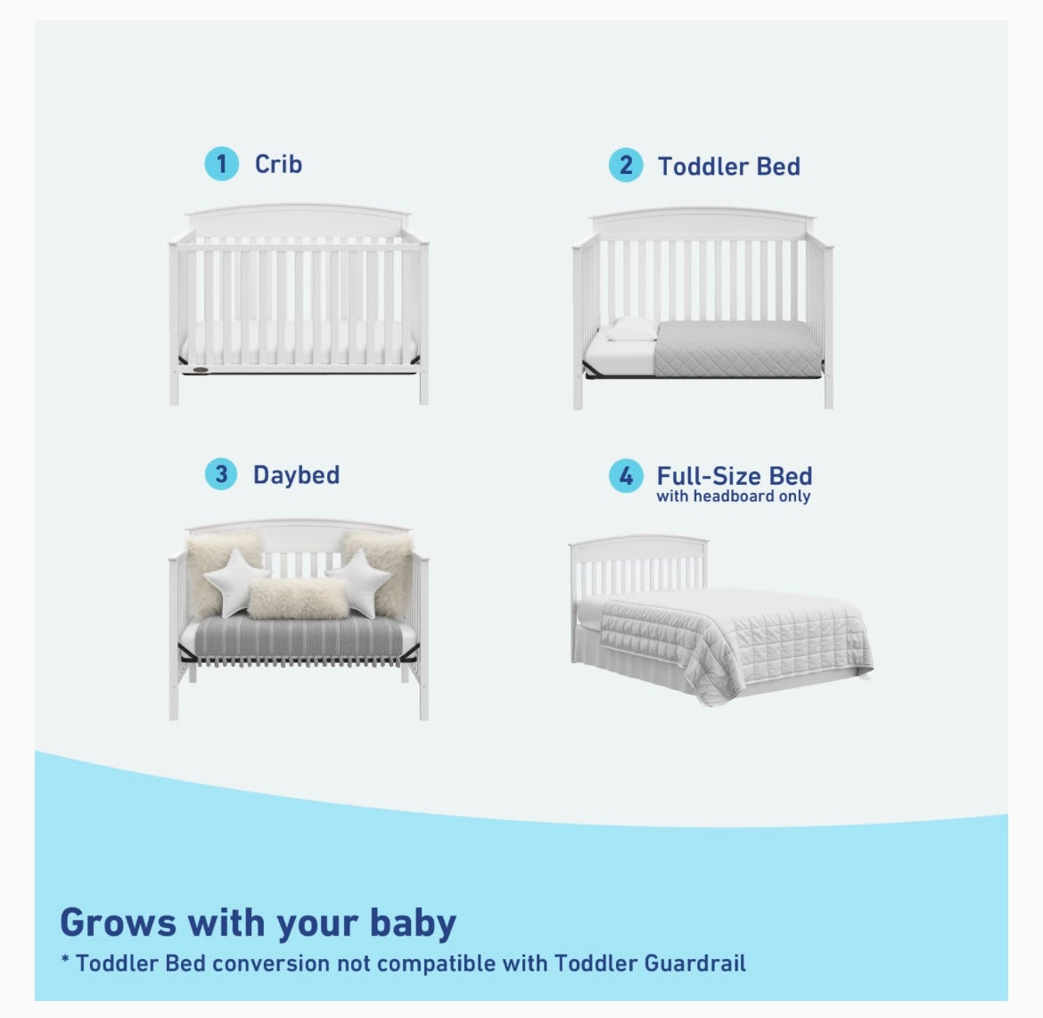 Graco Benton 5in1 Convertible Crib