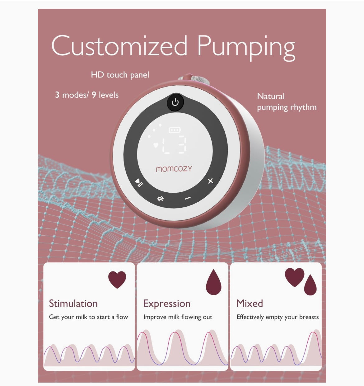 MomCozy Hospital Grade Breast Pump V1