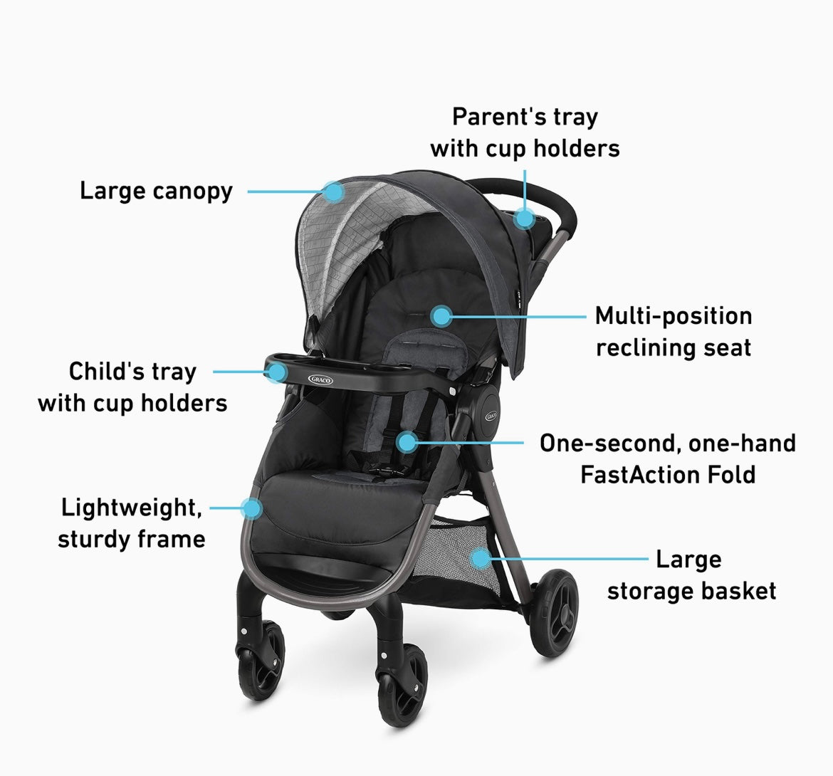 Graco FastAction SE Travel System