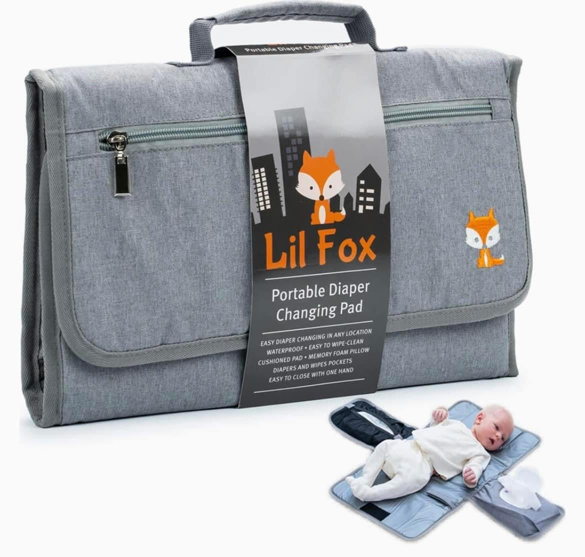 Lil Fox Portable Diaper Changing Pad