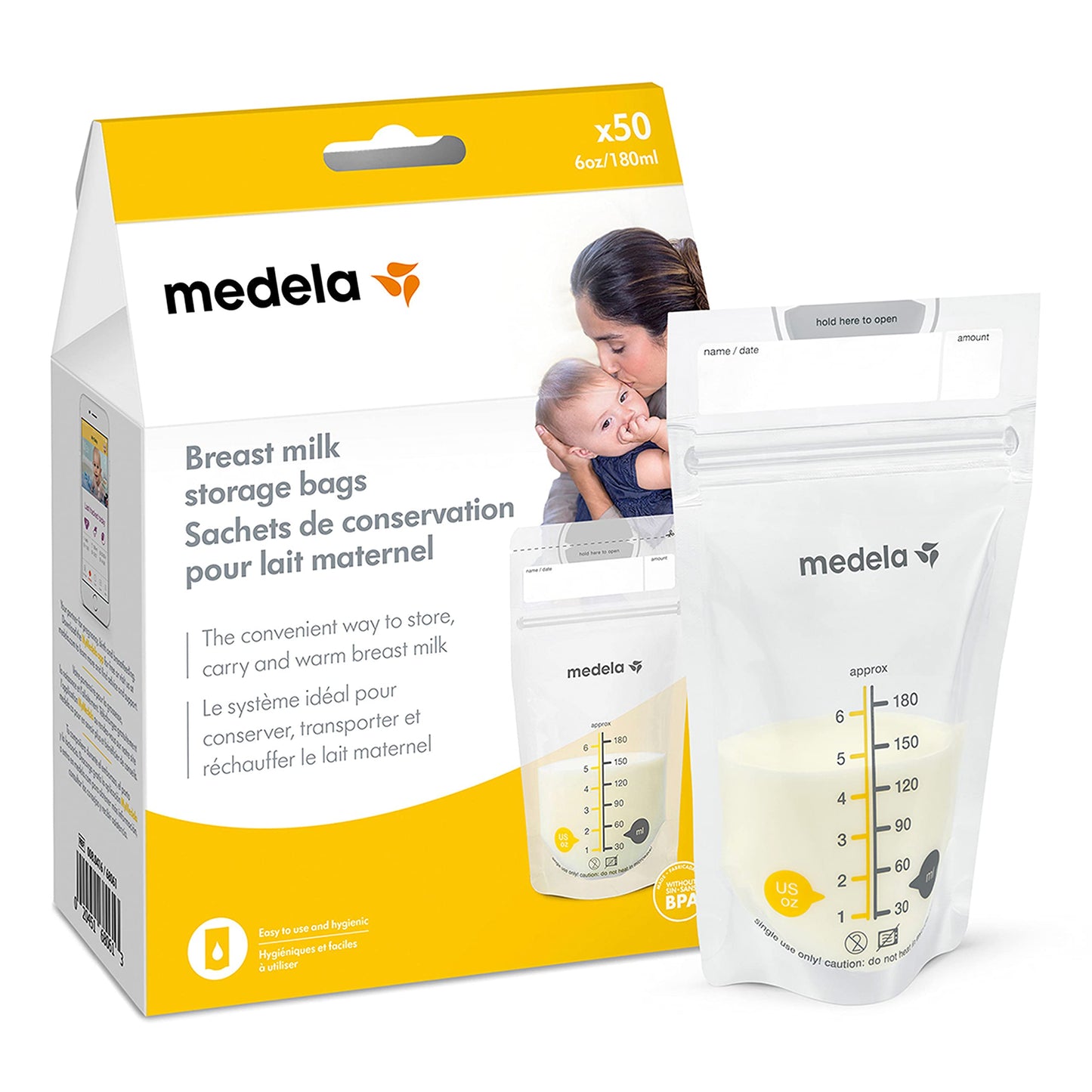 Medela breast milk storage bag